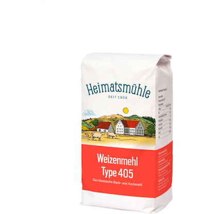 Artikelbild für Heimatsmühle Weizenmehl Type 405 1,0 kg, Artikelnummer 609889