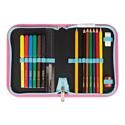 Artikelbild 12 für herlitz Schulranzen-Set Loop Plus Cute Cat Kunstfaser rosa, Artikelnummer 893602