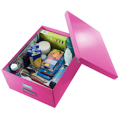 Artikelbild 2 für AKTION: LEITZ Click & Store Aufbewahrungsbox 36,0 l pink 36,9 x 48,2 x 20,0 cm mit Prämie nach Registrierung, Artikelnummer 409399