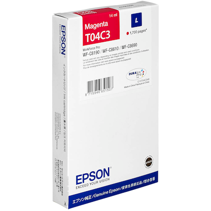 Artikelbild 3 für EPSON T04C3L magenta Druckerpatrone, Artikelnummer 615171