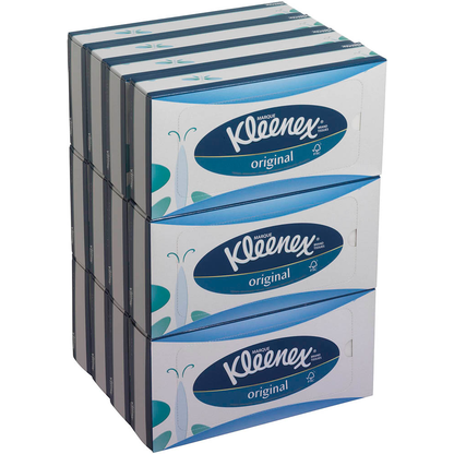 Artikelbild 3 für Kleenex® Kosmetiktücherbox 3-lagig weiß, 12x 72 Tücher, Artikelnummer 428047
