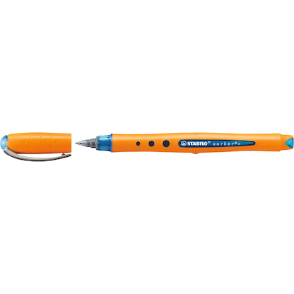 Artikelbild 5 für STABILO worker®+ Tintenroller orange 0,3 mm, Schreibfarbe: blau, 1 St., Artikelnummer 949222