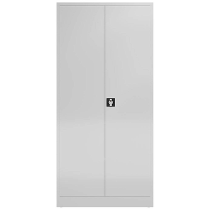Artikelbild für ClassiX Putzmittelschrank X-545540 lichtgrau 92,0 x 42,0 x 194,5 cm, aufgebaut, Artikelnummer 183909