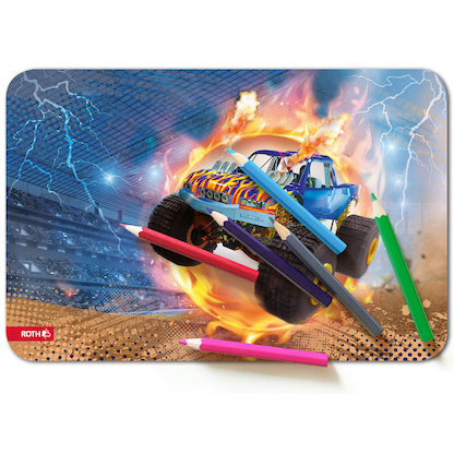 Artikelbild 14 für ROTH Schreibtischunterlage Monstertruck bunt Kunstleder 59,0 x 39,0 cm, 1 St., Artikelnummer 580508
