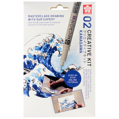 Artikelbild für Sakura Große Welle Malset schwarz, 1 Set, Artikelnummer 711558