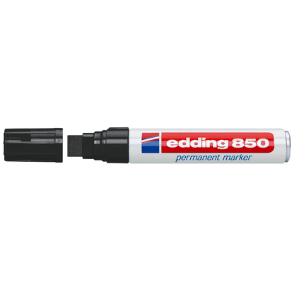 Artikelbild 5 für edding 850 Permanentmarker schwarz 5,0 - 16,0 mm, 1 St., Artikelnummer 466615