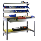 Artikelbild 1 für Simonrack Werkbank SIMONWORK BT1 BOX 900 grau 1 Schublade 91,0 x 61,0 x 144,5 cm, Artikelnummer 786271