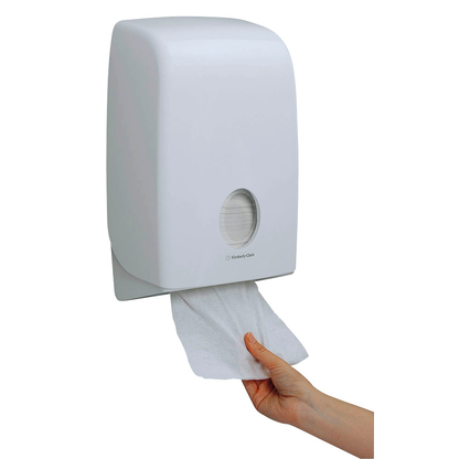 Artikelbild 2 für Aquarius® Papierhandtuchspender 6945 weiß Kunststoff, Artikelnummer 182113