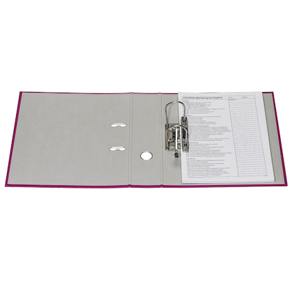 Artikelbild 5 für AKTION: bene No.1 POWER Ordner lila Kunststoff 8,0 cm DIN A4, Artikelnummer 880823