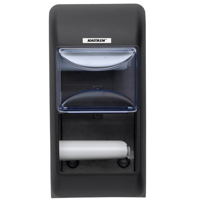 Artikelbild 6 für KATRIN Toilettenpapierspender 104452 schwarz Kunststoff, Artikelnummer 865164