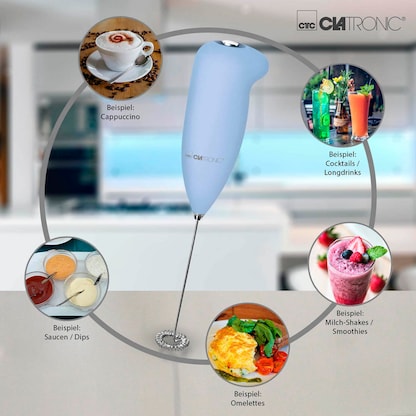 Artikelbild 2 für CLATRONIC MS 3089 Milchaufschäumer blau, Artikelnummer 299576