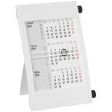 Artikelbild 1 für Tischkalender Drehkalender 2026/2027 weiß/schwarz, Artikelnummer 547899