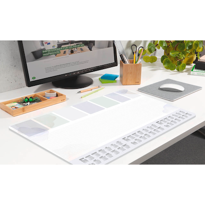 Artikelbild 2 für SIGEL Schreibtischunterlage Pastel 2026/2027/2028 weiß/grau Papier 59,5 x 41,0 cm, 30 Blatt, Artikelnummer 585754