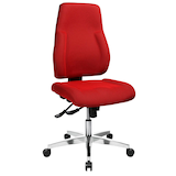 Artikelbild 1 für Topstar Bürostuhl Point 91, PI99GBC1 Stoff rot, Gestell alu, Artikelnummer 324731