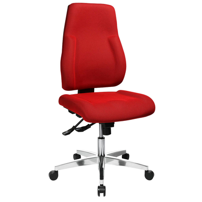 Artikelbild für Topstar Bürostuhl Point 91, PI99GBC1 Stoff rot, Gestell alu, Artikelnummer 324731