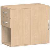 Artikelbild 1 für geramöbel Flex Standcontainer buche 2 Auszüge 80,0 x 42,0 x 72,0 cm, Artikelnummer 876209