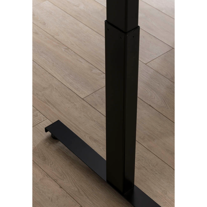 Artikelbild 10 für MÖBELPARTNER 2000 elektrisch höhenverstellbarer Schreibtisch landhaus-eiche rechteckig, T-Fuß-Gestell schwarz 160,0 x 75,0 cm, Artikelnummer 183923