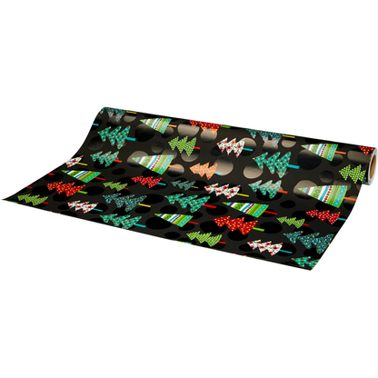 Artikelbild 3 für JUNG SCHÖNER VERPACKEN Geschenkpapier Montana Tannenbäume mehrfarbig, 20,0 m, Artikelnummer 726564