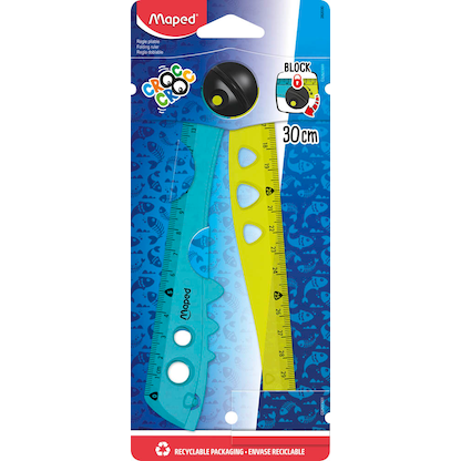 Artikelbild 2 für maped Lineal Croc Croc 15,0 / 30,0 cm, grün-türkis, Artikelnummer 967053