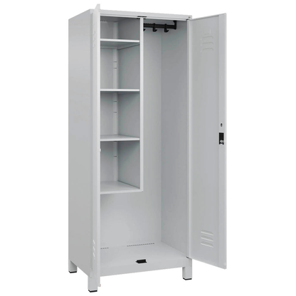 Artikelbild 1 für CP Putzmittelschrank Classic Plus 080110-02 S10029 lichtgrau 80,0 x 50,0 x 195,0 cm, aufgebaut, Artikelnummer 175519