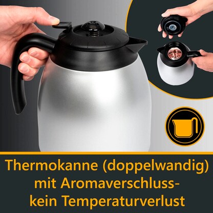 Artikelbild 5 für CLATRONIC KA 3327 Kaffeemaschine schwarz, 8-10 Tassen, Artikelnummer 299168