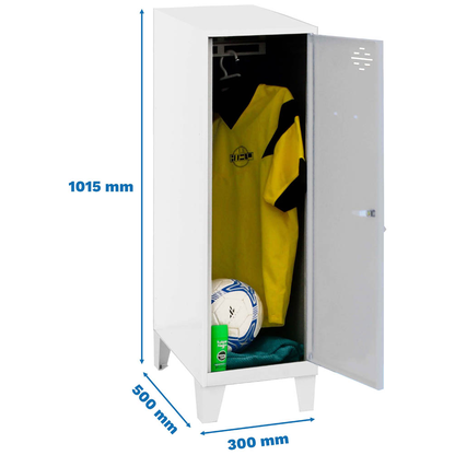 Artikelbild 2 für Simonrack Spind SIMONLOCKER DISM weiß, grau 8425437120442, 1 Schließfach 30,0 x 50,0 x 101,5 cm, Artikelnummer 356317