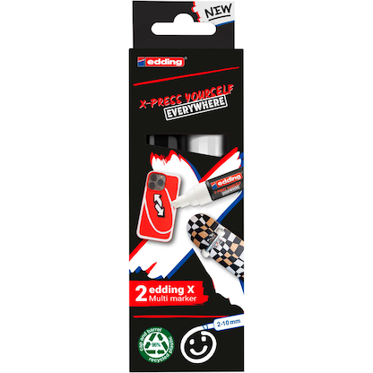 Artikelbild 2 für edding Multimarker farbsortiert 2,0 - 10,0 mm, 2 St., Artikelnummer 511069
