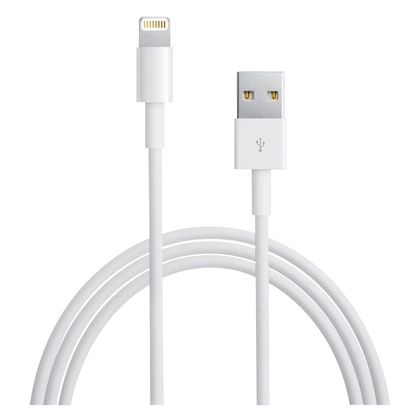 Artikelbild für Apple USB 2.0 A/Lightning Kabel 2,0 m weiß, 1 St., Artikelnummer 631184