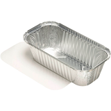 Artikelbild 1 für 25 STARPAK Aluschalen mit Deckel 1500 ml, Artikelnummer 242881