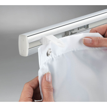 Artikelbild 3 für WENKO Metall Teleskop-Duschvorhangschiene Era Weiß, Artikelnummer 665523