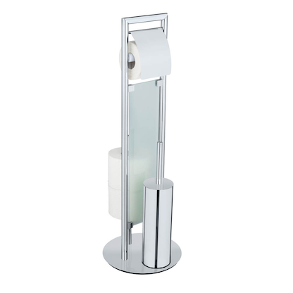 Artikelbild 3 für WENKO WC-Garnitur Sulmona silber Metall, Artikelnummer 814794