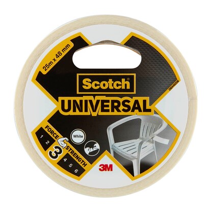 Artikelbild 6 für Scotch Universal Gewebeband weiß 48,0 mm x 25,0 m 1 Rolle, Artikelnummer 570967