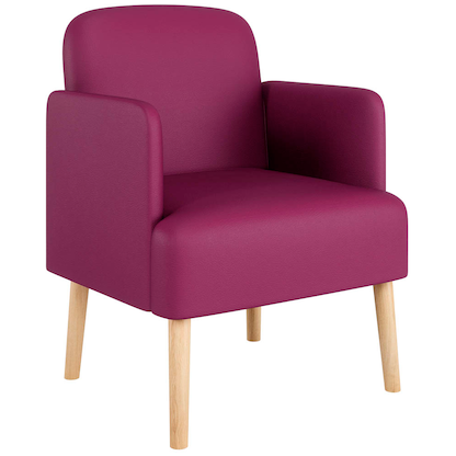 Artikelbild für meet powered by PAPERFLOW Besuchersessel Brooks FTBROSC.23.19 lila Kunststoff, Artikelnummer 687697