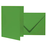 Artikelbild 1 für 10 artoz Faltkarten mit Briefumschlägen Mosaic DIN B6 apfelgrün, Artikelnummer 277481