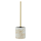 Artikelbild 1 für WENKO WC-Garnitur Odos weiß, gold Stein, Artikelnummer 531303