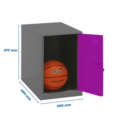 Artikelbild 2 für Simonrack Spind SIMONLOCKER DISM anthrazit, pink 8425437117701, 1 Schließfach 40,0 x 50,0 x 47,5 cm, Artikelnummer 355386