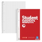 Artikelbild 1 für BRUNNEN Collegeblock Student Lineatur 22 kariert DIN A4 Innenrand, 1 St., Artikelnummer 683379