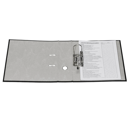 Artikelbild 5 für bene No.1 Power Ordner schwarz Kunststoff 8,0 cm DIN A4, Artikelnummer 426239