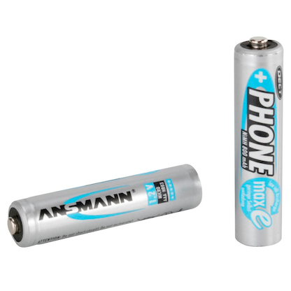 Artikelbild 2 für 2 ANSMANN Akkus DECT Micro AAA 800 mAh, Artikelnummer 224670