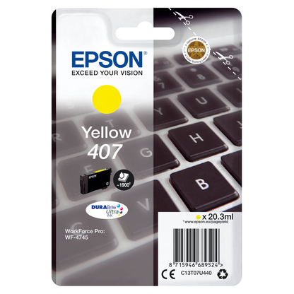 Artikelbild 3 für EPSON 407 / T07U4 gelb Druckerpatrone, Artikelnummer 335301