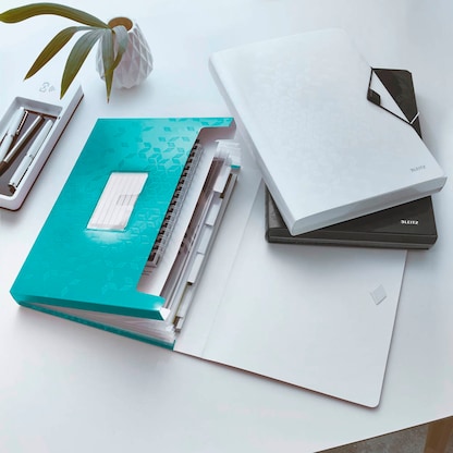 Artikelbild 4 für AKTION: LEITZ Fächermappe WOW 4589 6 Fächer blau mit Prämie nach Registrierung, Artikelnummer 401164