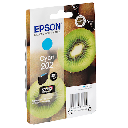 Artikelbild 2 für EPSON 202/T02F24 cyan Druckerpatrone, Artikelnummer 431799