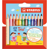 Artikelbild 1 für STABILO Trio® dick und kurz Buntstifte farbsortiert, 12 St., Artikelnummer 816227