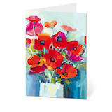 Artikelbild 1 für LUMA Grußkarte Mohnblumen DIN B6, Artikelnummer 403392