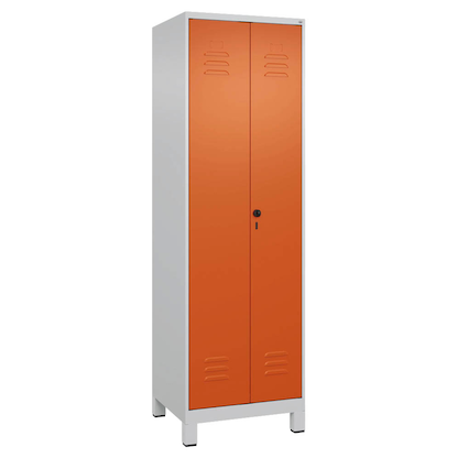 Artikelbild 2 für CP Putzmittelschrank Classic Plus 080110-00 S10036 lichtgrau, reinorange 60,0 x 50,0 x 195,0 cm, aufgebaut, Artikelnummer 175663