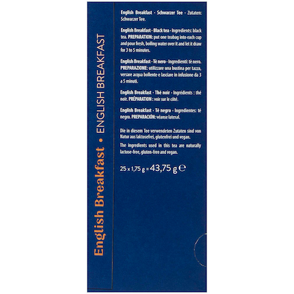 Artikelbild 9 für Meßmer English Breakfast Tee 25 Portionen, Artikelnummer 607399