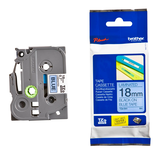 Artikelbild 1 für brother Schriftband TZe-541 TZE541, 18 mm schwarz auf blau, Artikelnummer 653410