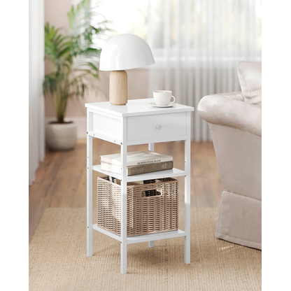 Artikelbild 3 für VASAGLE Nachttisch weiß 35,0 x 35,0 x 70,0 cm, Artikelnummer 438699