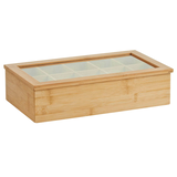 Artikelbild 1 für Zeller Teebox hellbraun 36,0 x 9,0 cm, Artikelnummer 251850