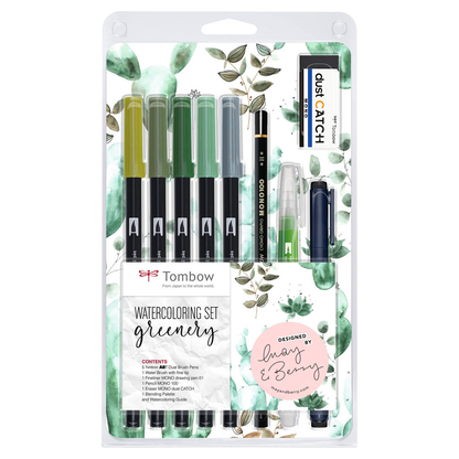 Artikelbild 23 für Tombow ABT Greenery Brush-Pen-Set farbsortiert, 1 Set, Artikelnummer 125213